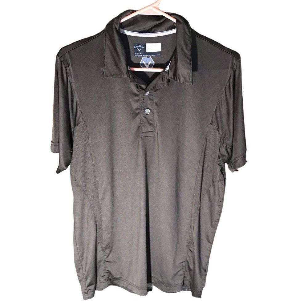 Callaway golf polo men’s Size Small brown short sleeve athletic shirt